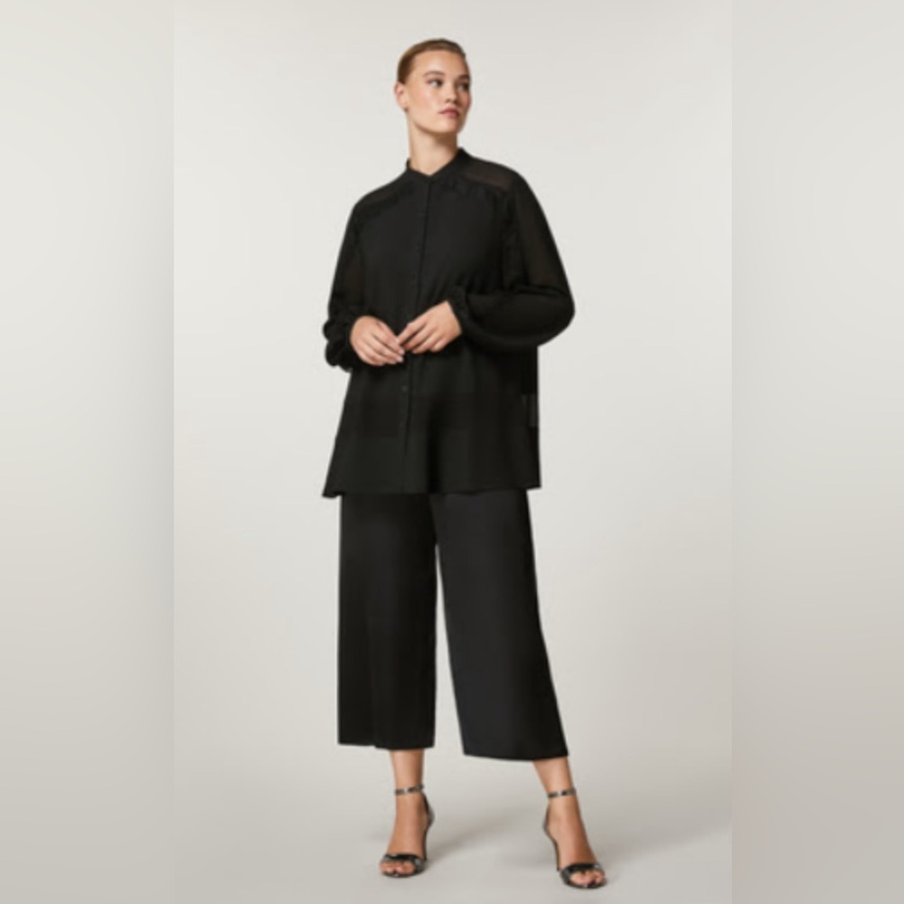 NWT - Marina Rinaldi viscose satin trousers size 16